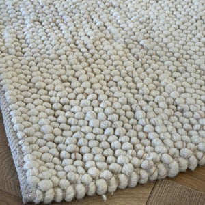 Kohi Noor Cream Wool Rug