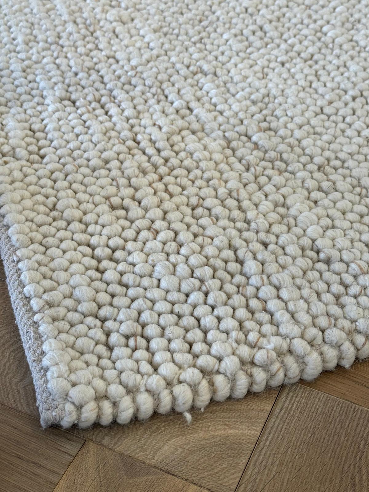 Kohi Noor Cream Wool Rug