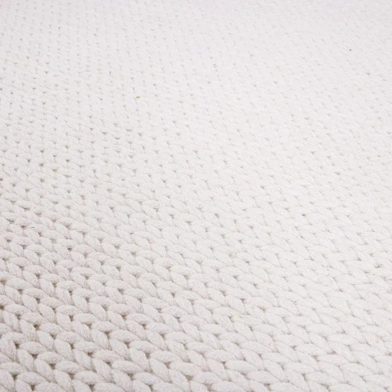 Braids Cream Modern Wool Rug - RugSpot