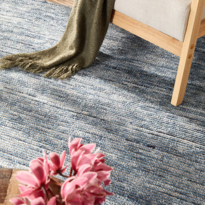 Allure Indigo Cotton Rayon Rug