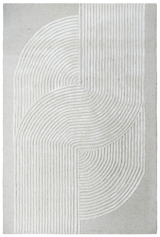 Amber 18 Ivory Wool Rug