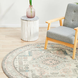 Avenue 704 Silver Round Rug