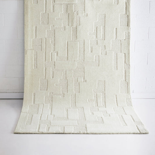 Albion Ivory Wool Rug MAARIA