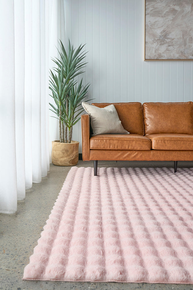 Bubble Blush - Machine Washable Rug