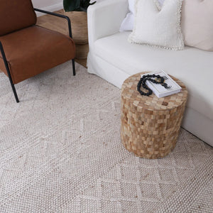 bella Natural Wool Floor Rug
