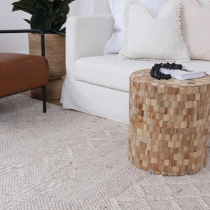 bella Natural Wool Floor Rug
