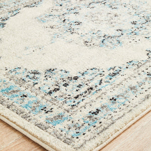 Century 922 White Runner Rug