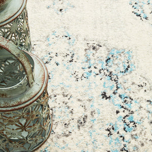 Century 922 White Runner Rug