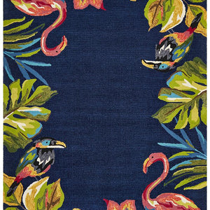 Copacabana Tropical Garden Stunning Indoor Outdoor Rug