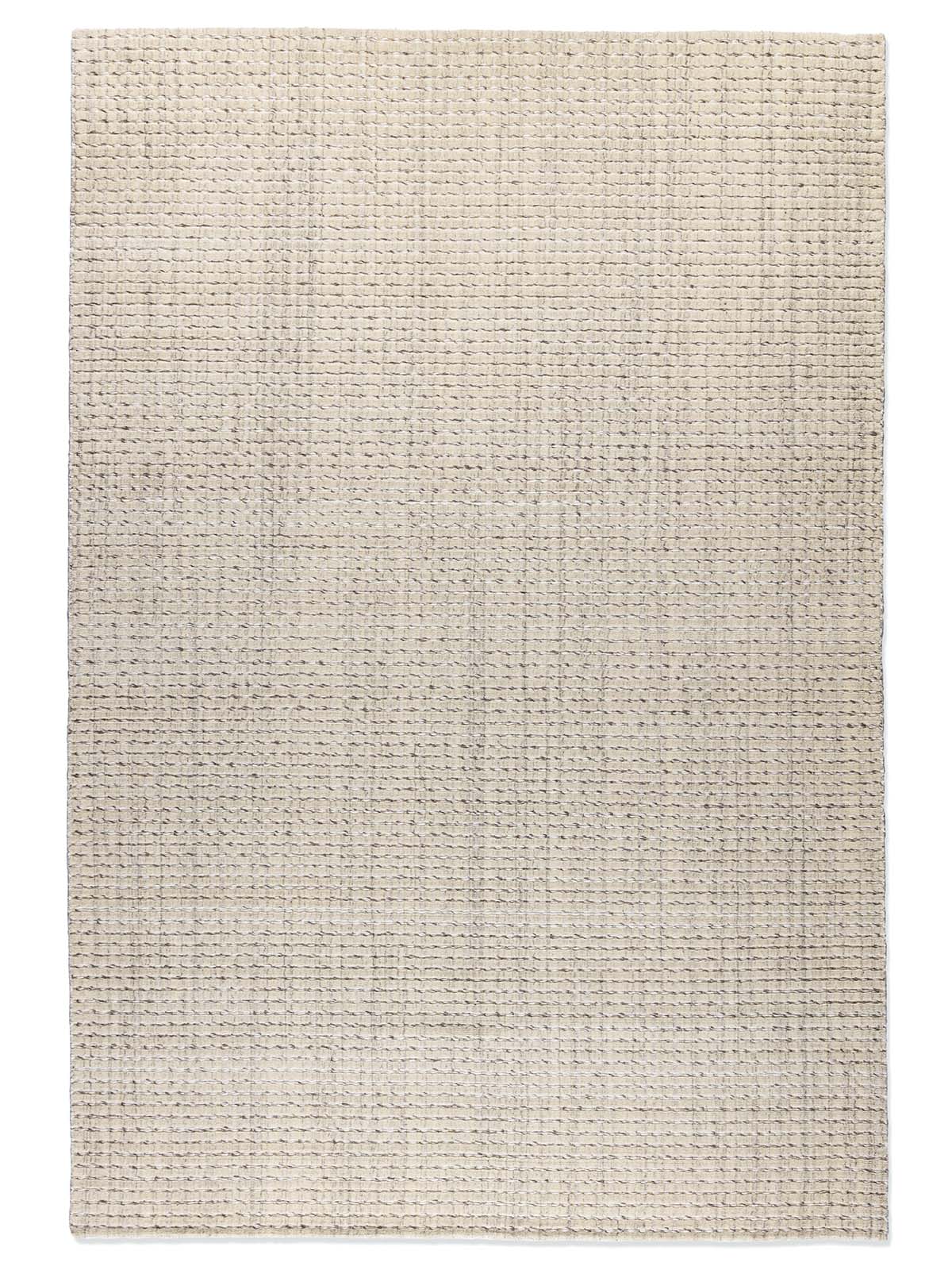 Cable Latte Modern Wool Rug