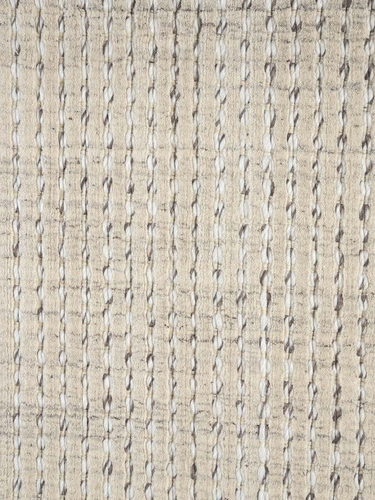 Cable Latte Modern Wool Rug