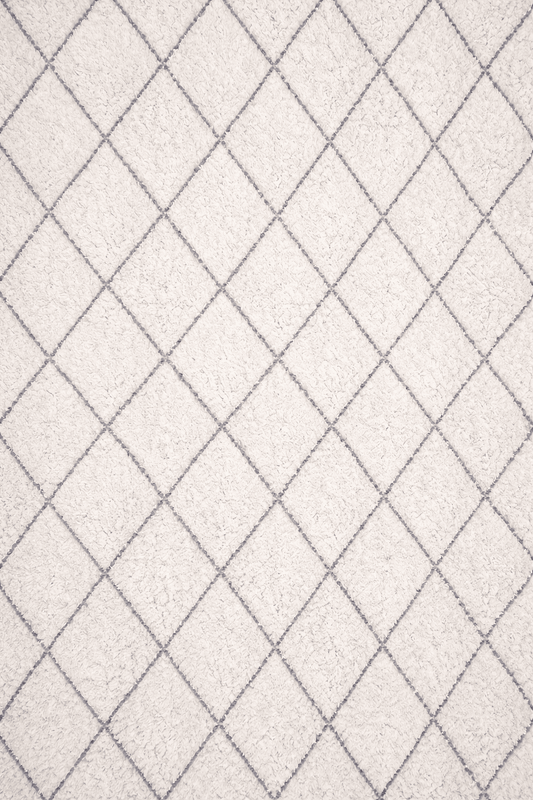 Casablanca White Moroccan Wool Rug