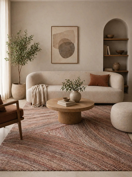 Diva Handtufted Wool Rust