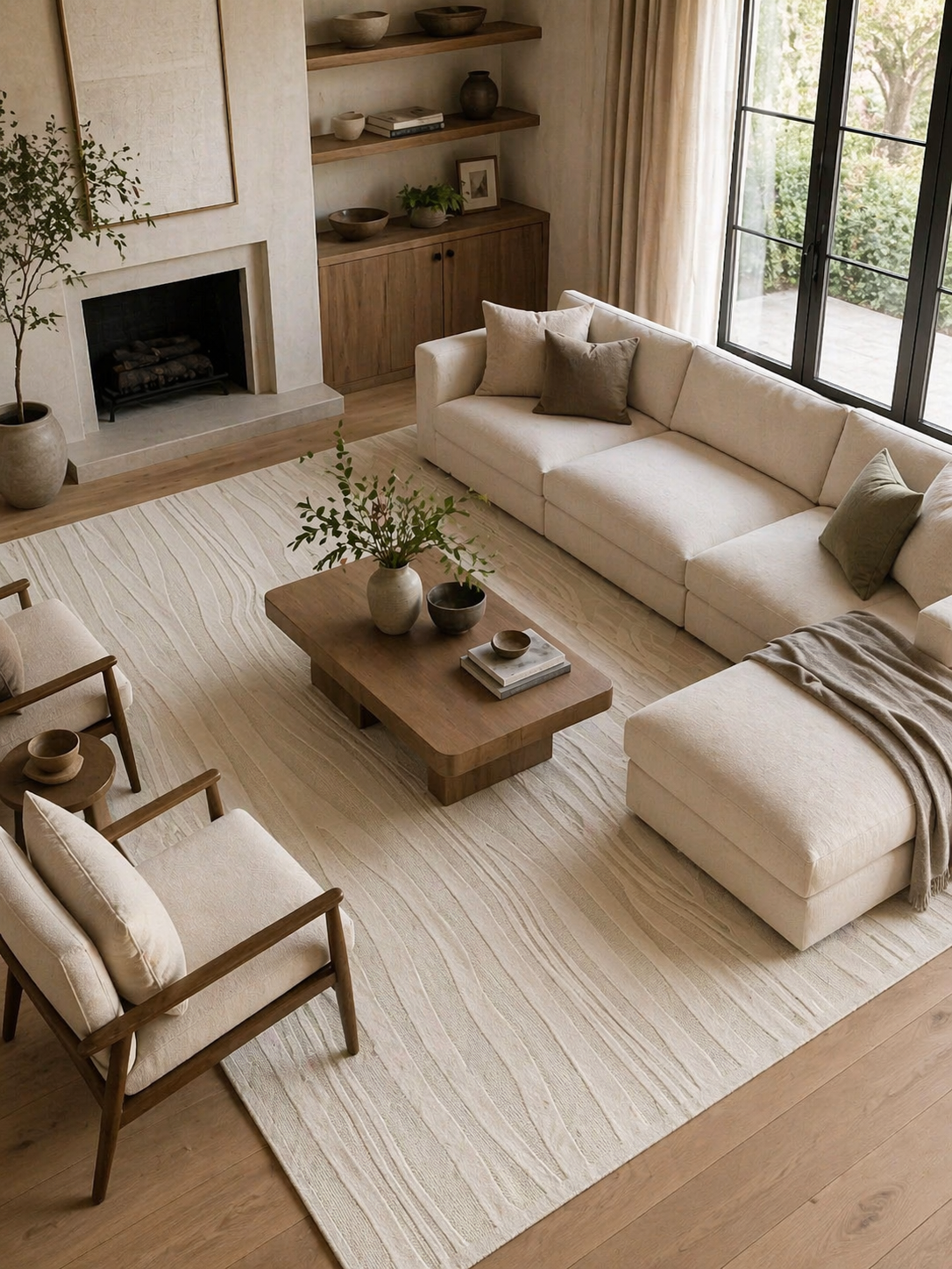 Barron Floor Rug Ivory