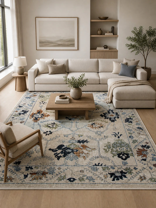 Noosa Ivory Multi Traditional Rug