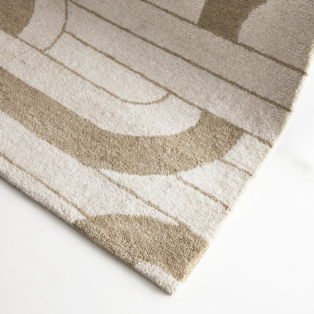 Clovelly Ivory Sand Wool Rug