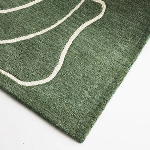 Collins Green Wool Rug