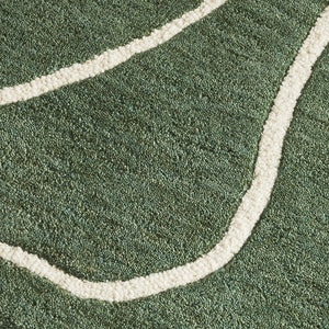 Collins Green Wool Rug