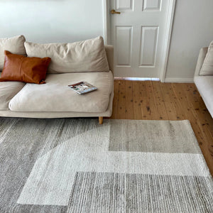 Loki Geometric Brown Rug