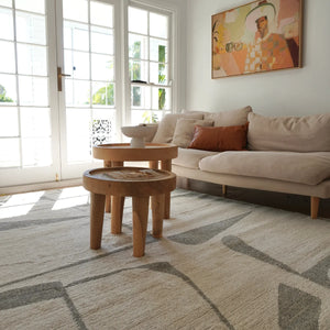 Loki Abstract Grey Rug