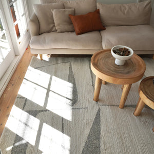 Loki Abstract Grey Rug