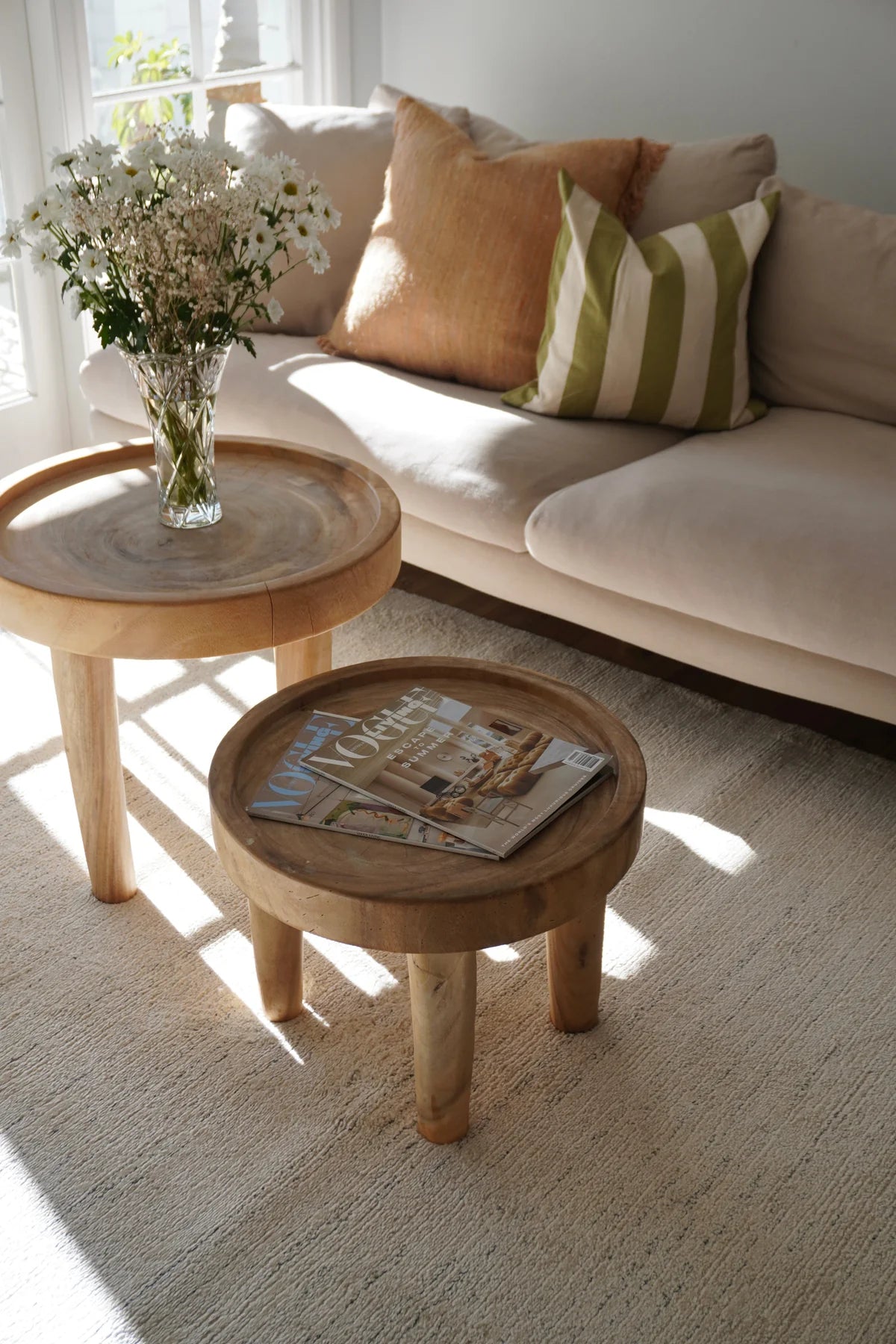 Loki Plain Beige Rug