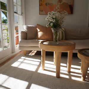Loki Plain Beige Rug