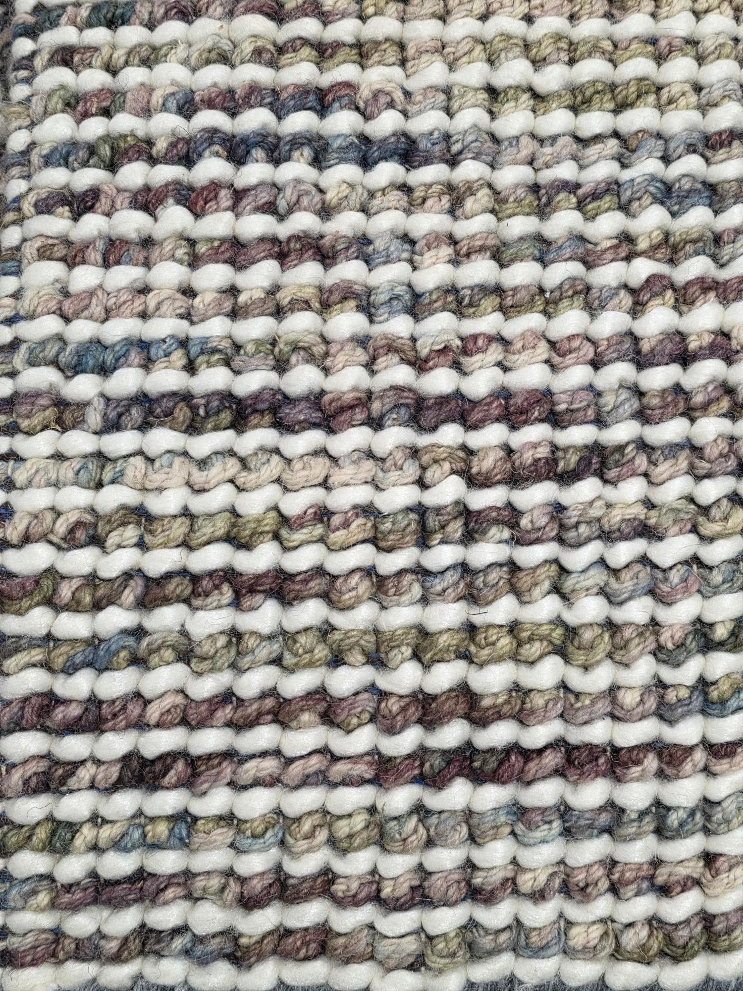 Dolly Beige Multi Modern Wool Rug