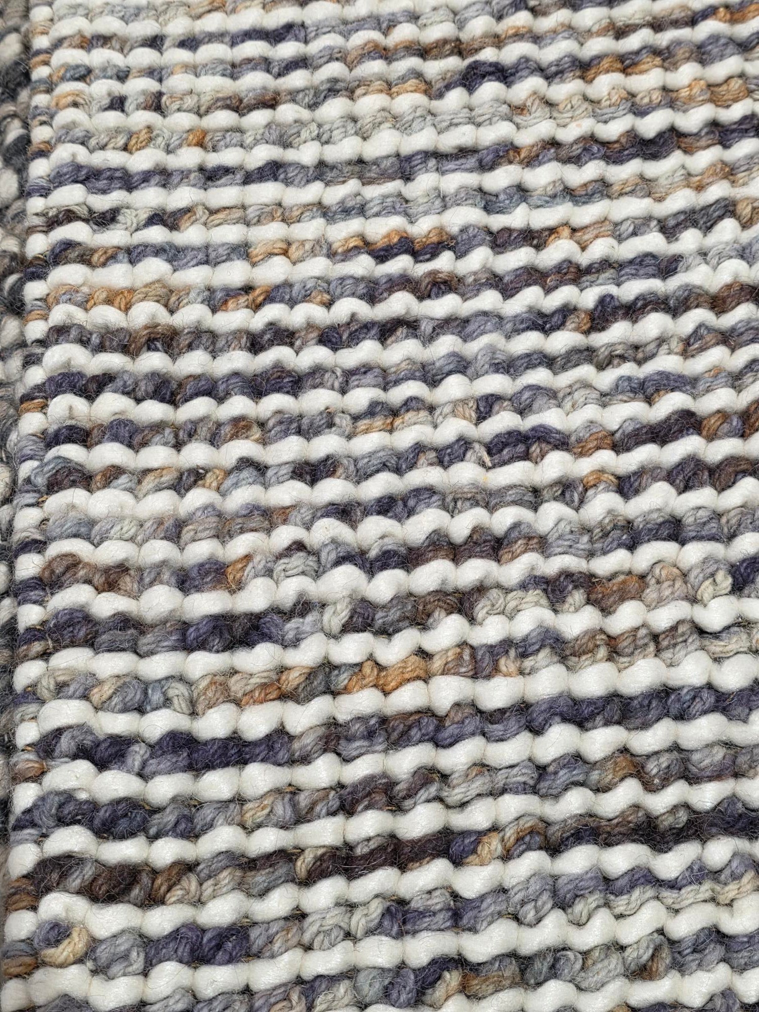 Dolly Beige Multi Modern Wool Rug