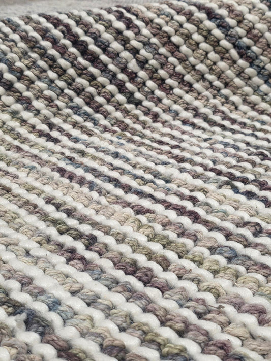 Dolly Beige Multi Modern Wool Rug