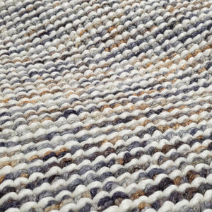 Dolly Grey Multi Modern Wool Rug