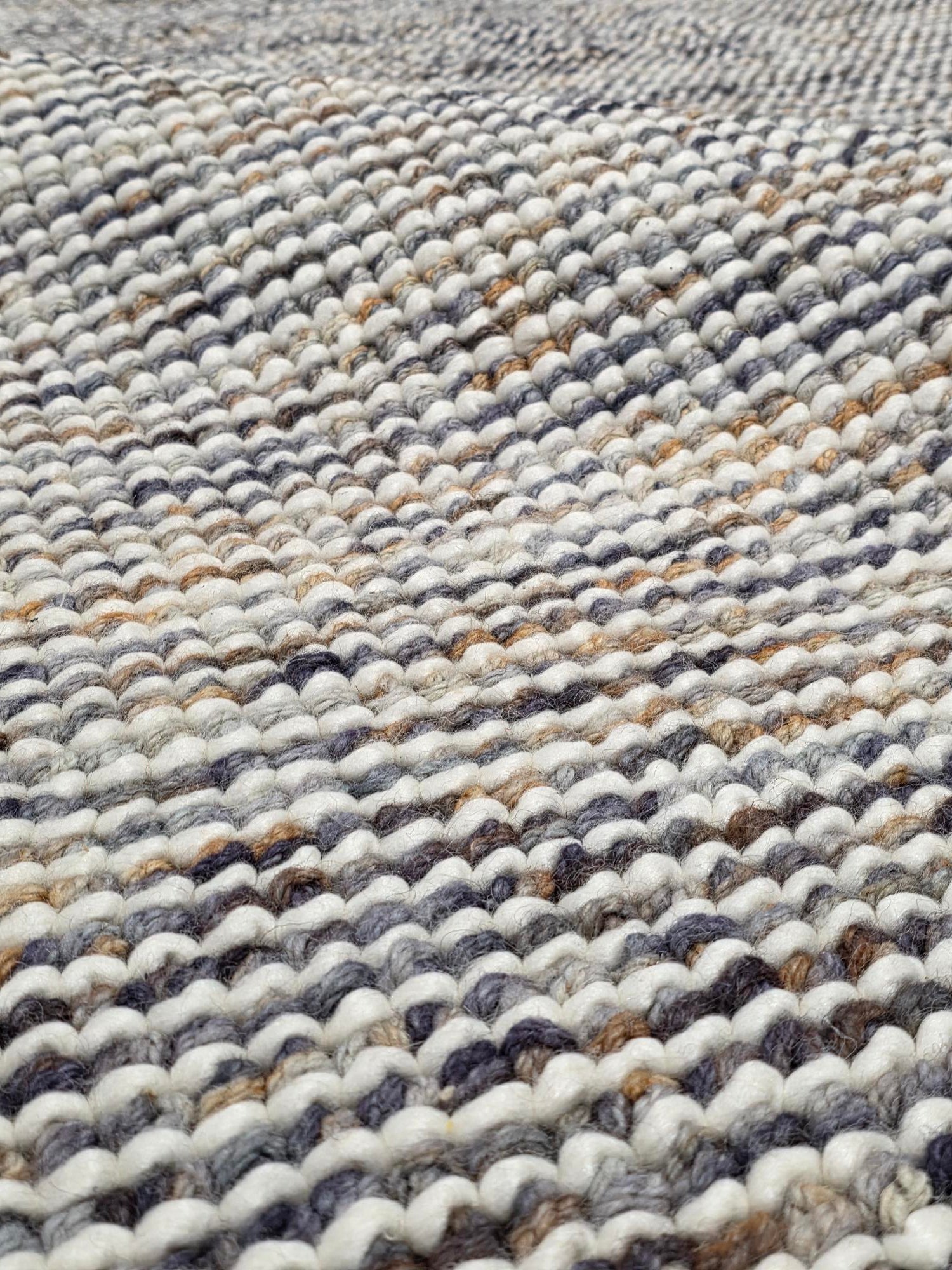 Dolly Grey Multi Modern Wool Rug