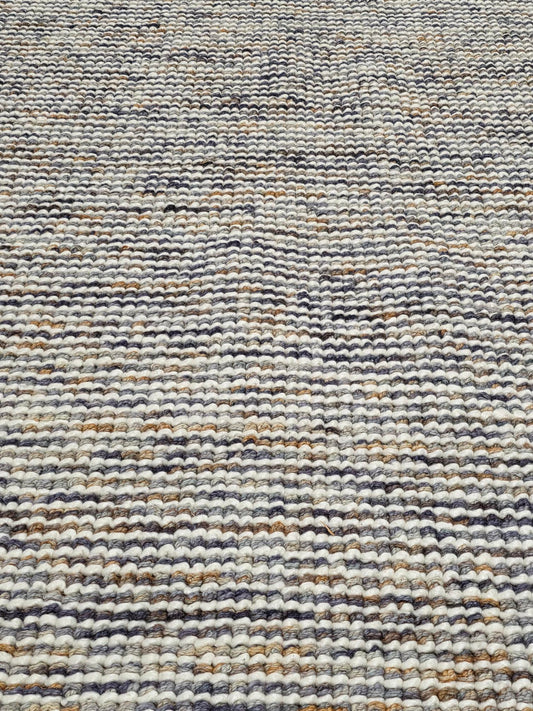 Dolly Grey Multi Modern Wool Rug