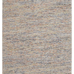 Dolly Orange Multi Modern Wool Rug