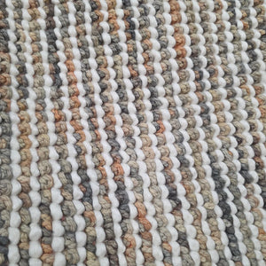 Dolly Orange Multi Modern Wool Rug