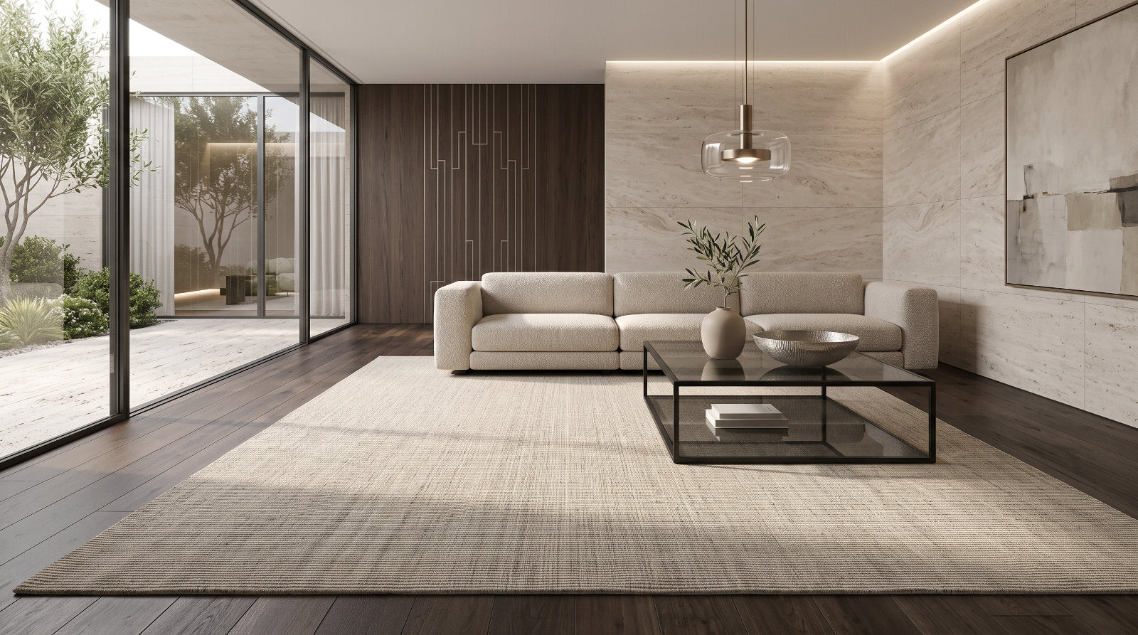 Drake Green Wool Rug