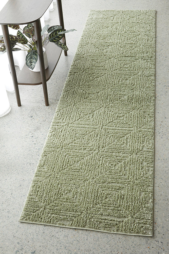 Envy Shilo Green Runner Rug