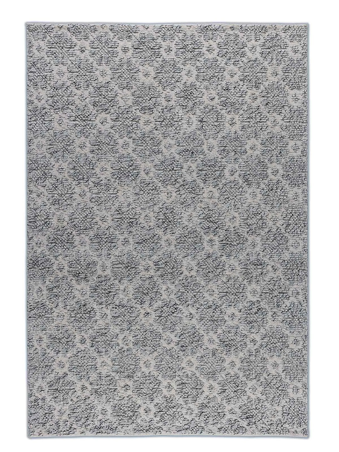 Ella 129 Silver Modern Wool Rug - RugSpot