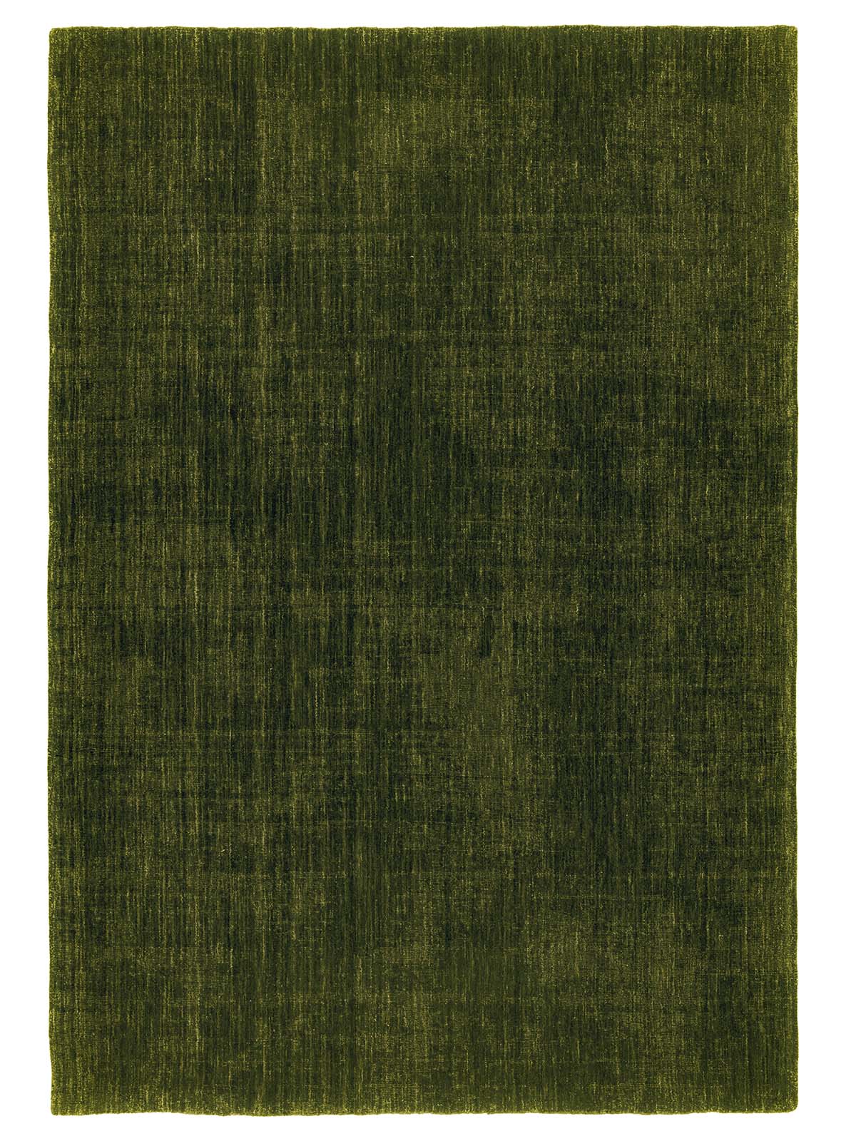 Midnight Green Modern Wool Rug