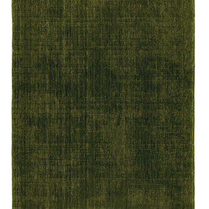 Midnight Green Modern Wool Rug