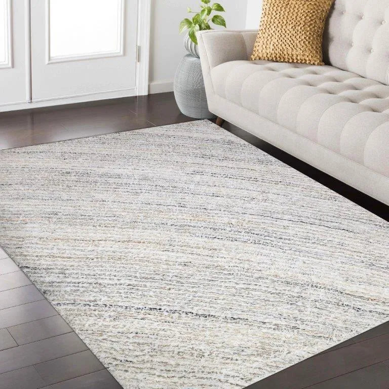 Florence Beige Shaggy Rug