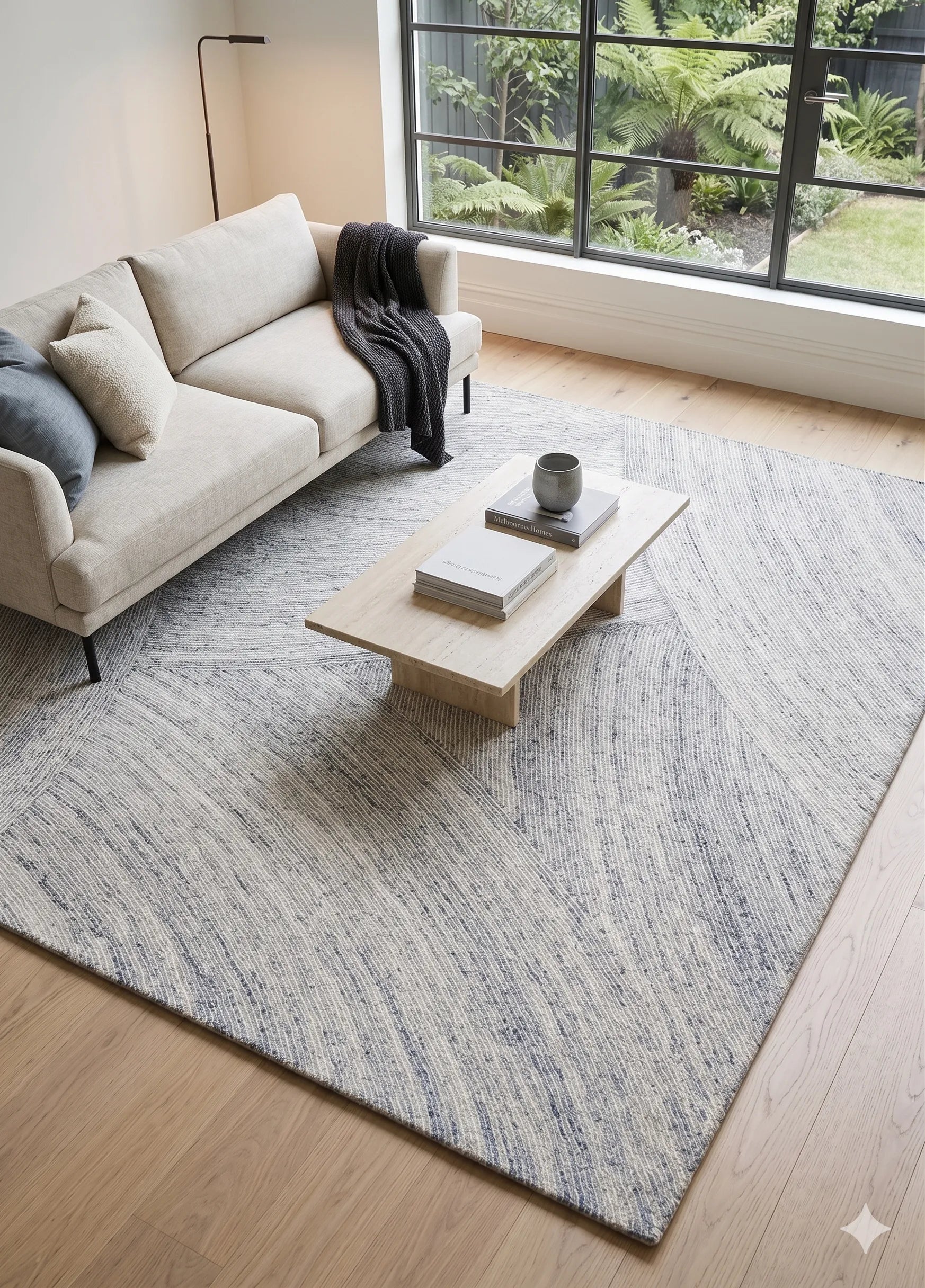 Diva Handtufted Wool Smoke