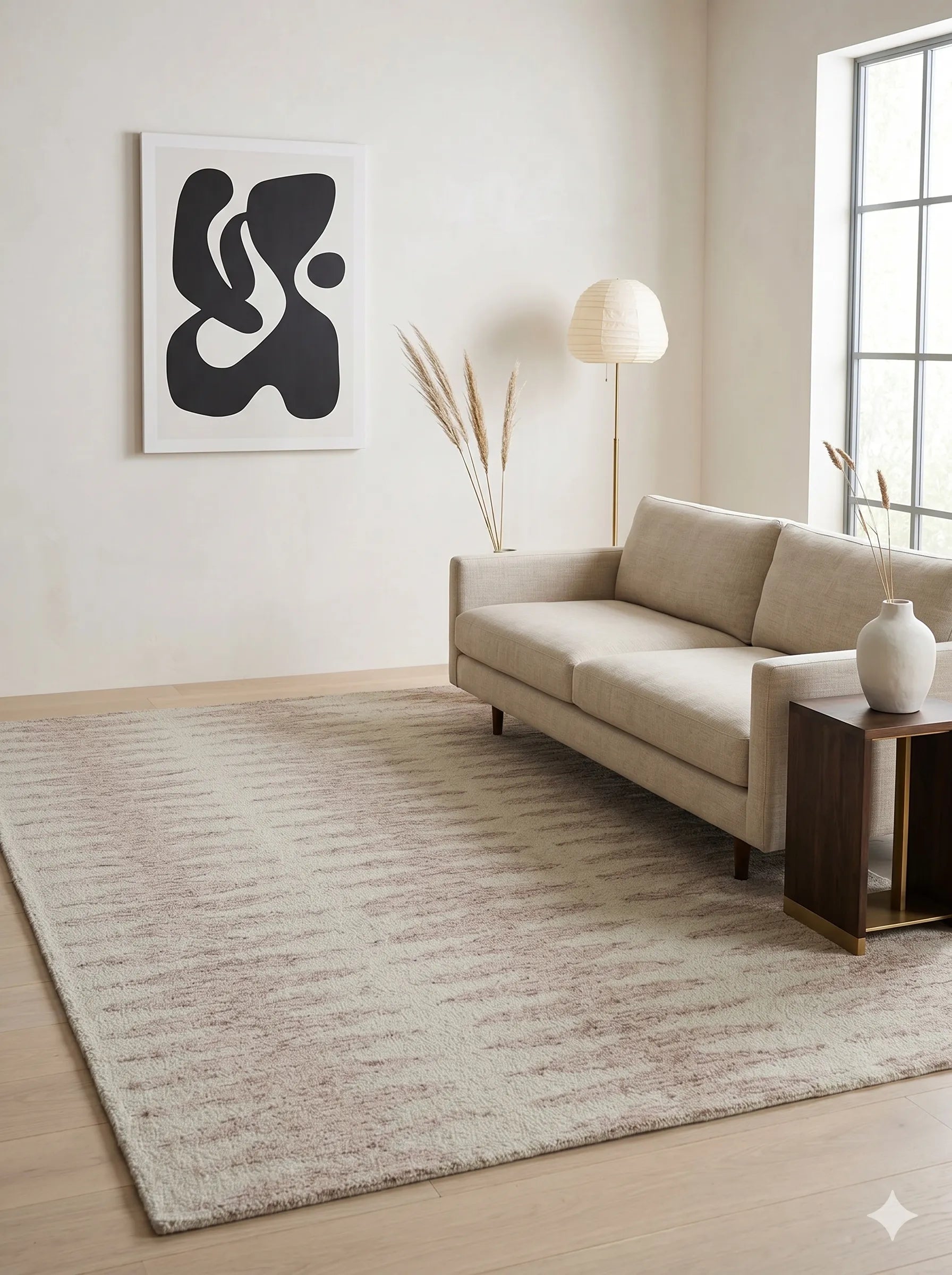 Noosa Wool Rug Coral