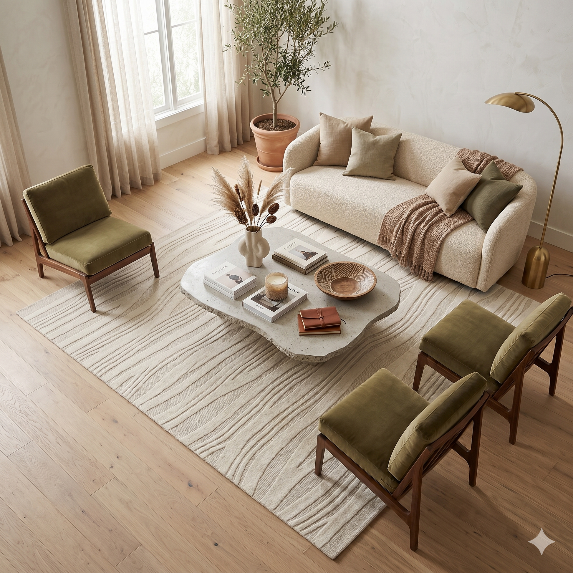 Barron Floor Rug Ivory
