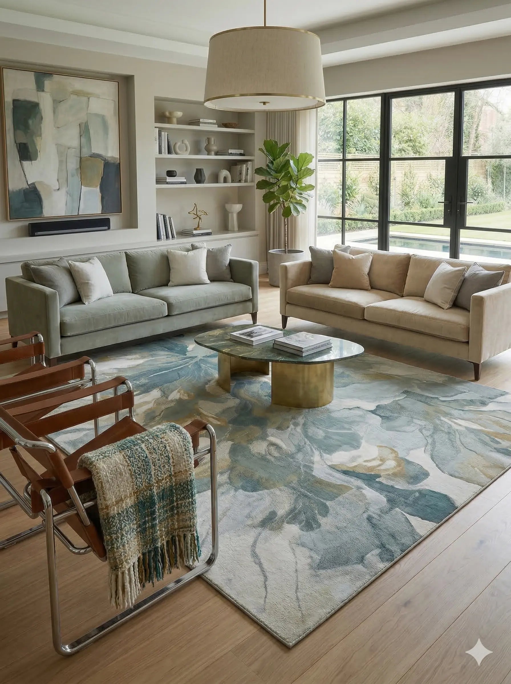 Mist Sage & Grey Rug