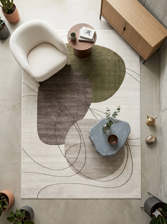 Harbor Abstract Multi Rug