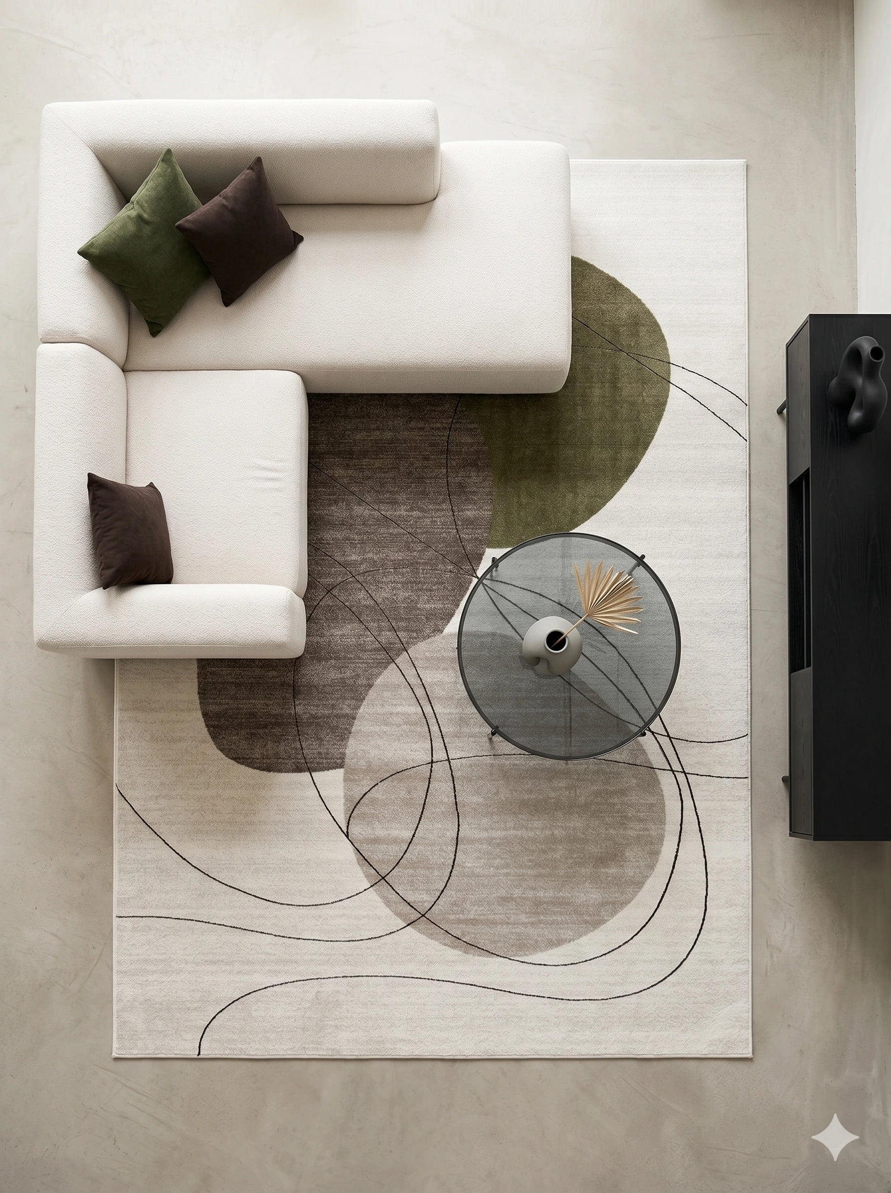 Harbor Abstract Multi Rug