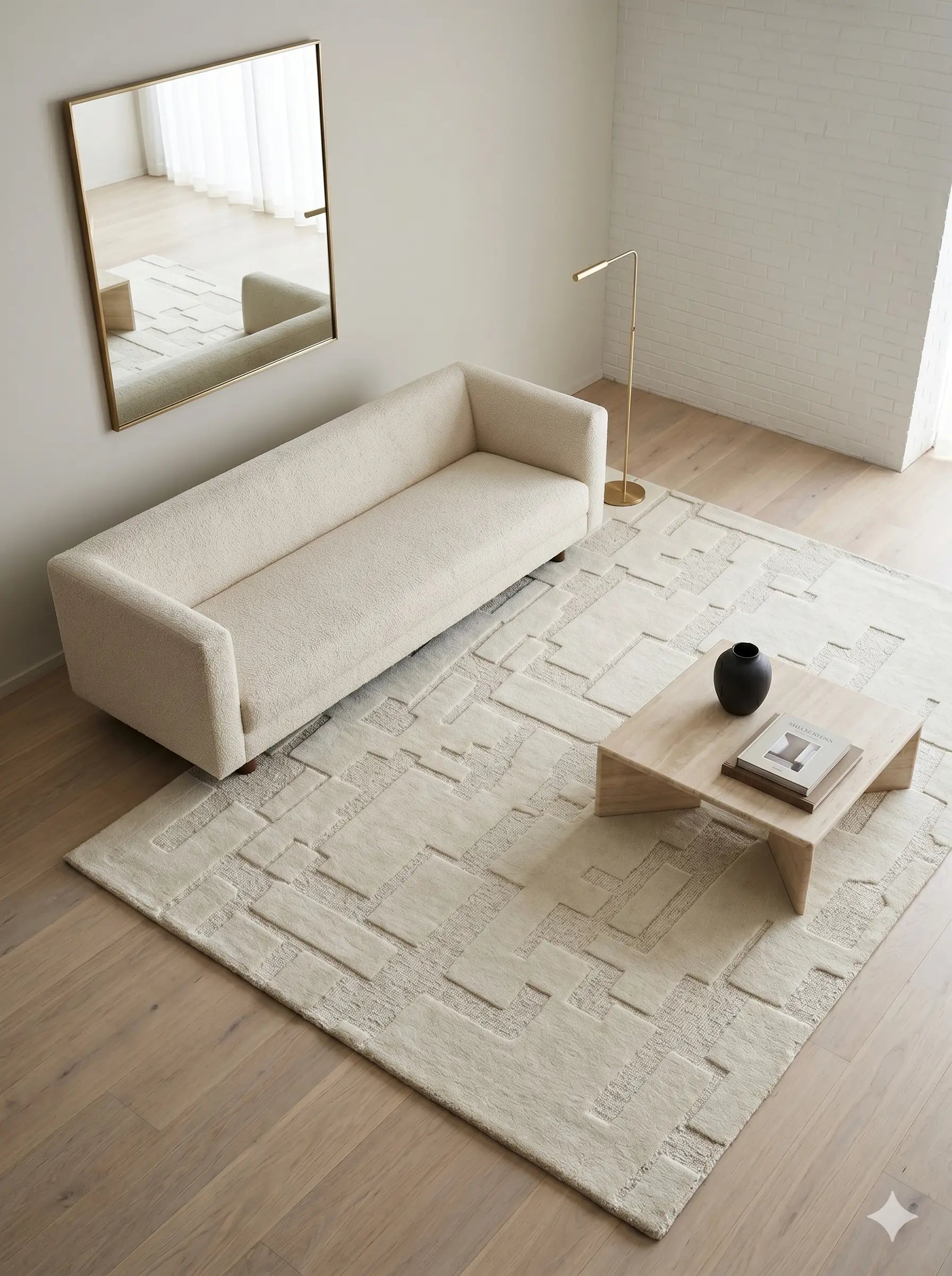 Albion Ivory Wool Rug