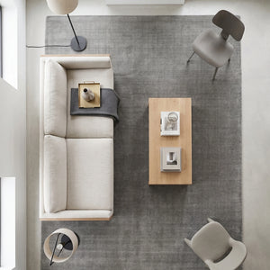 Bellagio Polyester Hand Tufted Grey Rug