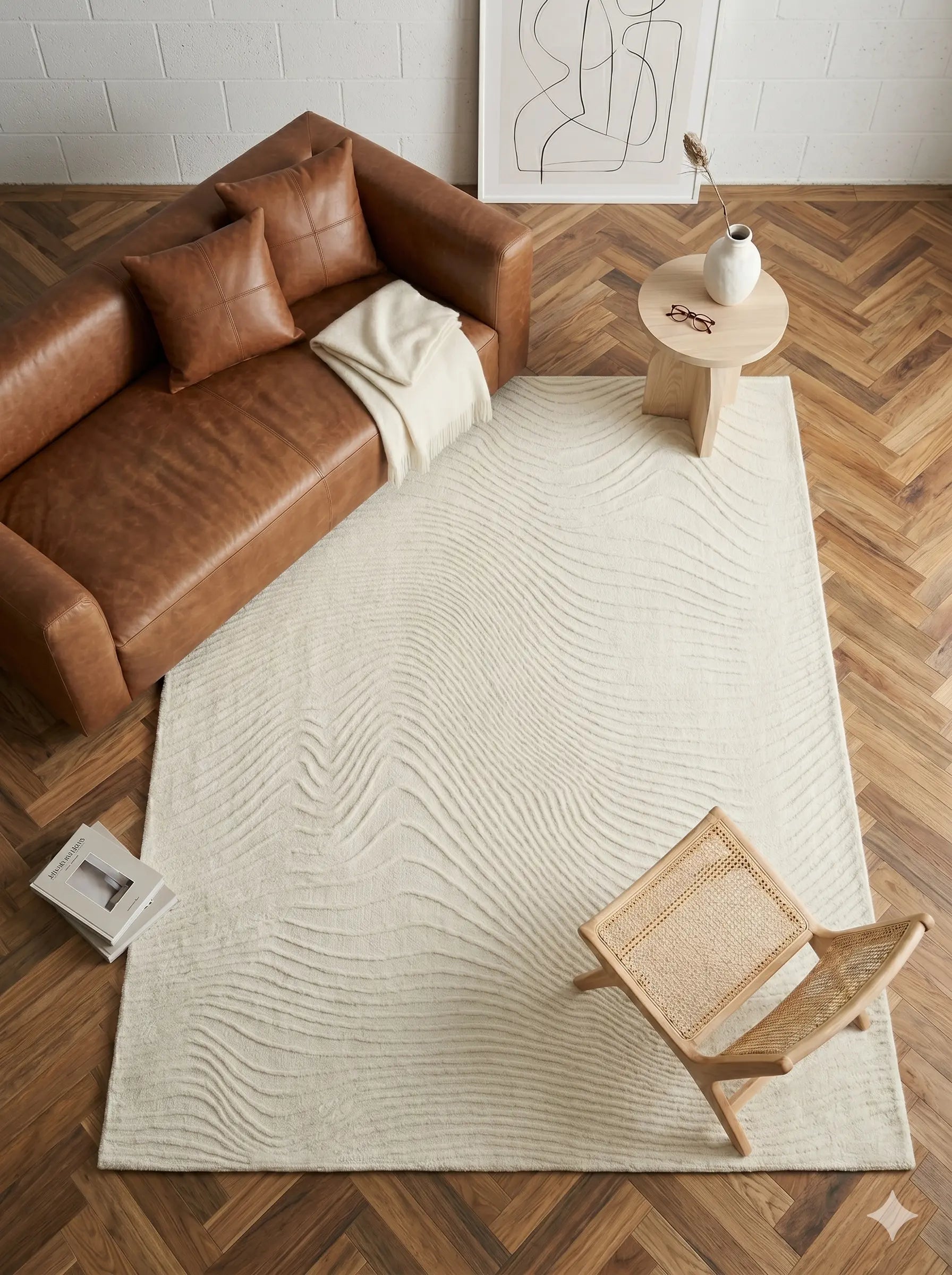 Botanica Floor Rug Ivory
